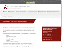 Tablet Screenshot of mth-gruppe.at